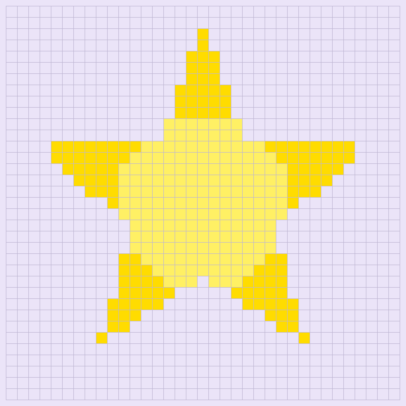 Lucky Star bead pattern preview